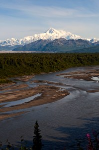 Mount Mckinley with River Foreground