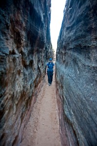 Hiking throught the slot