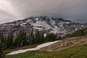 Mountain and glaciers