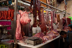 Butchers in the Market