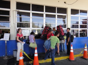 Exiting El Salvador Migracion