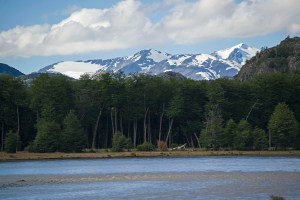 Campsite view from Villa ohiggins