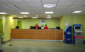 Inside Chile Border post