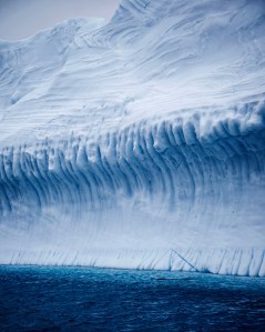 Striations in the Ice