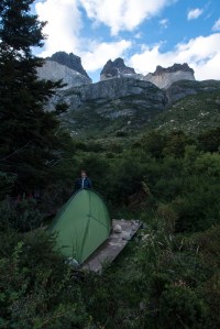 Camping at Los Cuernos