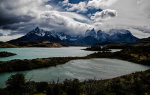 Mountains over River