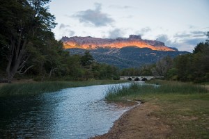 Campsite view in Nahuel-Huapi NP