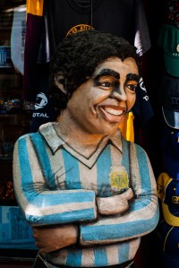 Diego Maradona Statue in La Boca