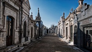 Street in Recoleta Cemetary