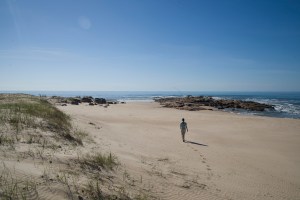 On the beach at Punta del Diablo