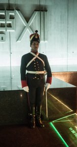 Guard in Artigas tomb